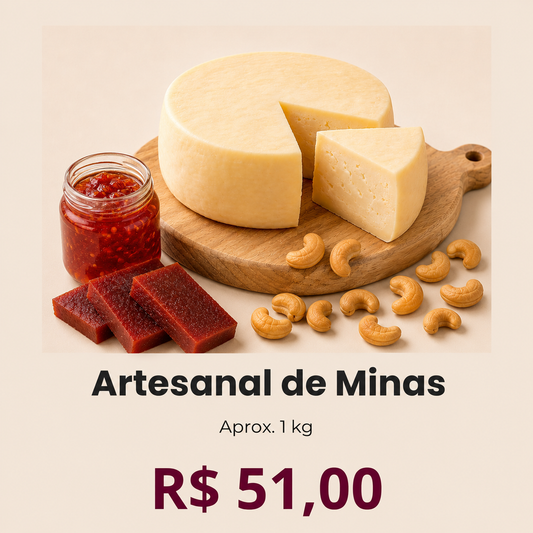 Queijo Minas Artesanal Perobas
