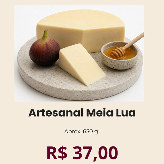 Queijo Artesanal Meia Lua Perobas