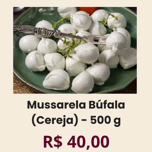 Mozzarela de Búfala Cereja Pote
