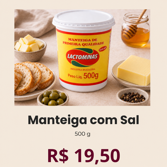 Manteiga Pote c/sal Lactominas